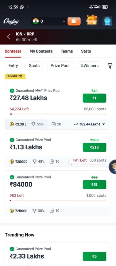 About Goplay11 gaming platform APK guide fantasy cricket rummy casino app information